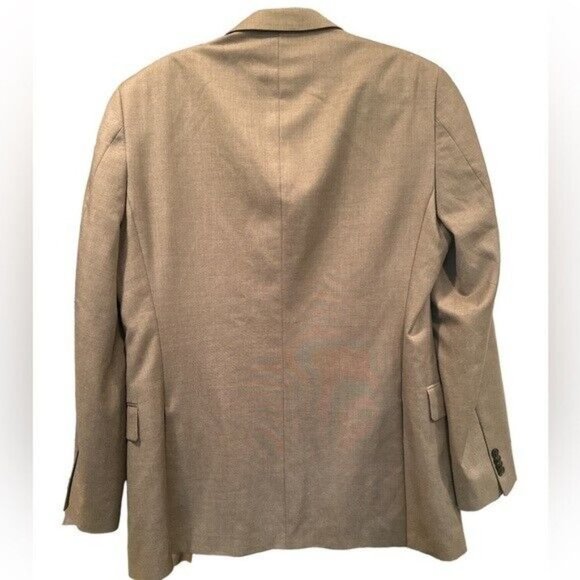 Tommy Hilfiger Sport Coat Tan Sz 40-42 Excellent - Picture 2 of 3